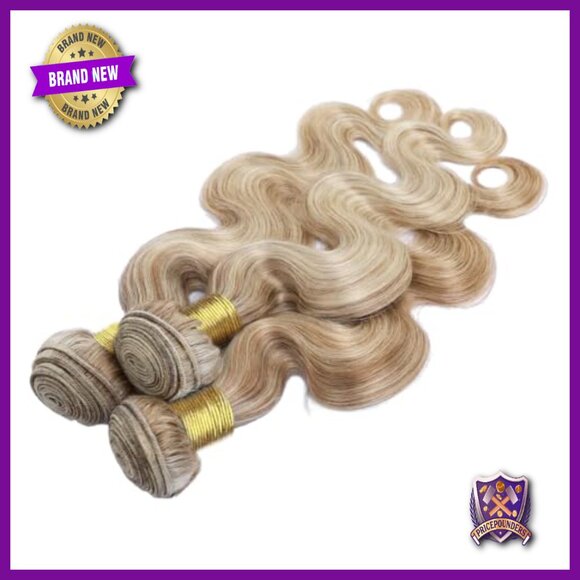 Human Hair Extensions Body Wave Brazilian Soft Thick 12-16 Inch